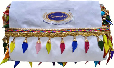 GWELS 71 MULTY COLOR LEAF MOTI LACE 4 METER Lace Reel(Pack of 1)