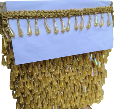 Himank Traders Golden Paping Lace Reel(Pack of 1)