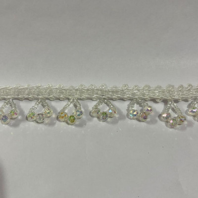 KALKA TRADERS Colorful beads with shiny pearls Lace Reel(Pack of 1)