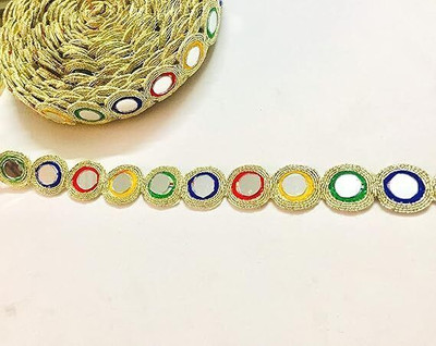 KALKA TRADERS Zari and Mirror Laces Lace Reel(Pack of 1)