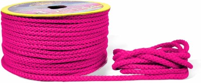 Uniqon CWG0454-03 (088) Pack of 1 (3mm X 18 Mtr) Pink Dori Piping/paipin Gota Lace Patti Fancy Dori Lace Reel(Pack of 1)