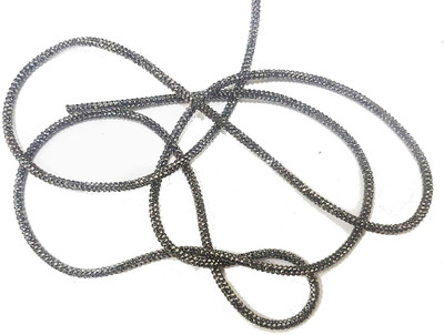 Mohan Shoppe DORI0014A Rhinestone Cord Chain/Dori Rhinestone Strips Lace Reel(Pack of 1)
