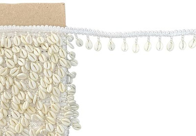 KALKA TRADERS Cream lace with Beautiful Shell lace with shell Lace Reel(Pack of 1)