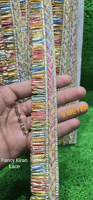 radhaji arts L.multy_chotlo9m Lace Reel(Pack of 1)