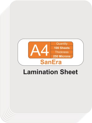 Sanera SA A4 250 Limaition Pouch A4 Laminating Sheet(250 mil Pack of 100)