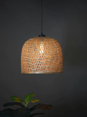 NatureHouse Hanging Lamp Shade Hanging Lights (Pendant Lights) Lamp Shade(Bamboo)