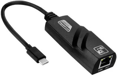 ULTRABYTES USB C to Ethernet Adapter, USB 3.0 Type C to RJ45 Cat5 Ethernet Adapter Wired Ethernet Lan Adapter compatible with Windows, Mac(1000 Mbps)