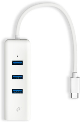 TP-Link UE330C USB Type-C 3-Port Hub & Gigabit Ethernet Adapter Wireless Ethernet Lan Adapter compatible with Linux, Mac, Windows(1000 Mbps)