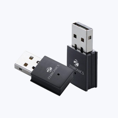 ZEBRONICS USB 300WF WiFi USB Adapter Lan Adapter(300 Mbps)