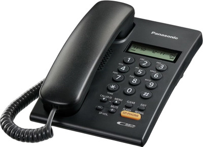 Panasonic KX-TSC62SX Integrated Corded Landline Phone(Black)