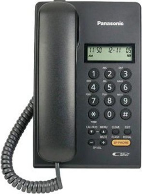 Panasonic KX-TSC62SXB Corded Landline Phone(Black)