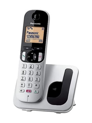 Panasonic KX-TGC250 Digital Wireless Telephone Cordless Landline Phone (Sliver Black ) Cordless Landline Phone(Silver)