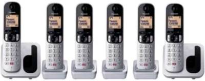 Panasonic 6 EXTENSIONS WIRELESS INTERCOM Cordless Landline Phone