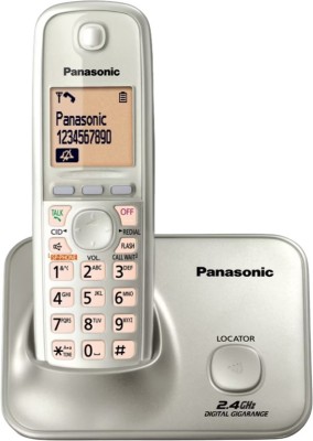 Panasonic KX-TG3711SX 2.4 GHz Digital Cordless Landline Phone(Silver)