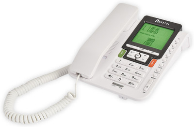 Beetel M71 Corded Landline Phone(White)