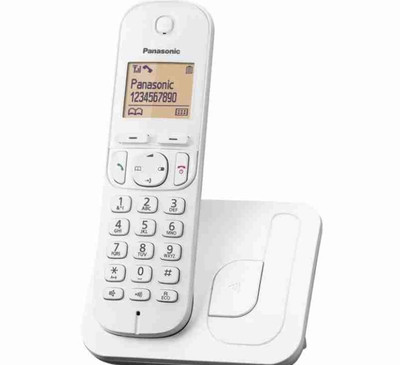 Panasonic KX-TGC210 - white Cordless Landline Phone(White)