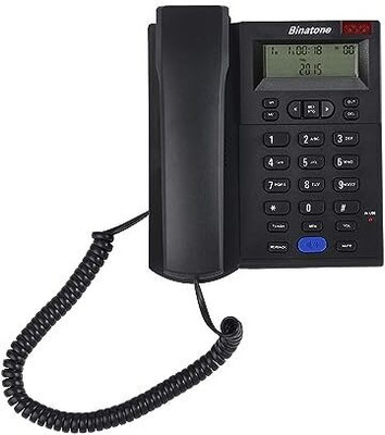 Binatone Concept 700 Corded Landline Phone with Answering Machine(BLACK & GREY)
