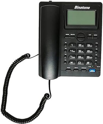 Binatone 800N Corded Landline Phone with Answering Machine(Black&Blue)