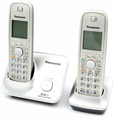 Panasonic KX-TG3712SX Cordless Landline Phone(Silver)