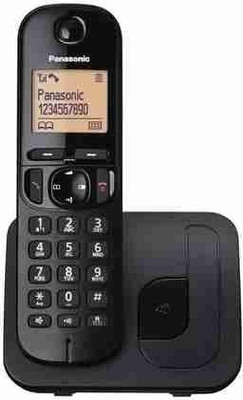 Panasonic KX-TGC210 - white Cordless Landline Phone Cordless Landline Phone(Black)