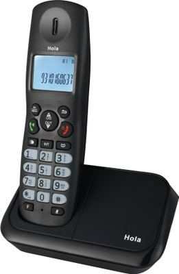 HOLA TC 702 Cordless Landline Phone(Black 2)
