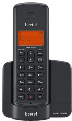 Beetel X90 Black Cordless Landline Phone with Answering Machine(Black)