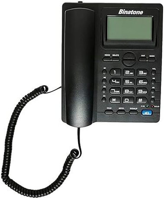 Binatone 800N Corded Landline Phone with Answering Machine(Black)