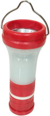 XPEDITION XPERTS Mini Lantern Light Focus Torch With 3 Torch Modes (TC-5594) Red, White Plastic Hanging Lantern(11 cm X 4 cm, Pack of 1)