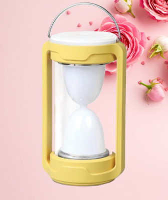 Clairbell Yellow Plastic Table Lantern(20 cm X 10 cm, Pack of 1)