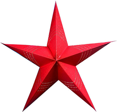 VE AND YOU Beautiful Hanging Star |Festive Décor Item IZ23-03 Hanging Star Pack of 1 Decorative Showpiece  -  22 cm(Paper Mache, Black)