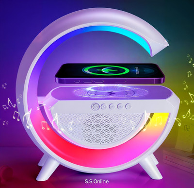 Nirmal Portable LED Lamp with Built-in Speaker & 16-Color Changing Mood Light White Plastic Hanging Lantern(7 cm X 12 cm, Pack of 1)