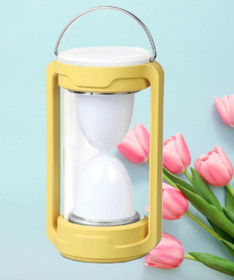 Clairbell Yellow Plastic Table Lantern(20 cm X 10 cm, Pack of 1)