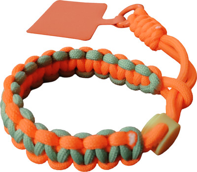 Genesis 13-Inch Neon-Orange Wrist Strap Thick & Sturdy Rope for Mobile, Keys & Badges Lanyard(Neon-Orange)