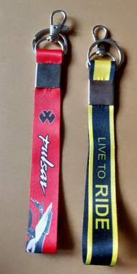 ShopTop Combo Fabric Lanyard ID PU-LS-AR tag Bike Key Chain 00104 Key Chain