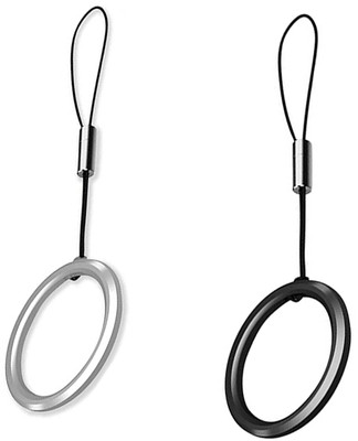 AccuPrints Lanyard for Phone & Keys Hand Wrist Mobile Hanging Chain Nylon Strap Lanyard(White, Black)