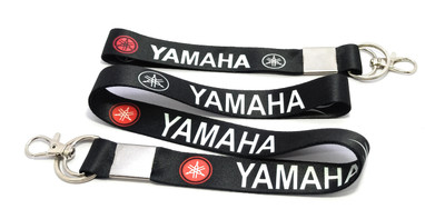 Key Era Yamaha Id Card Holder Fabric Set Of 2 Keychain And Lanyard(black)