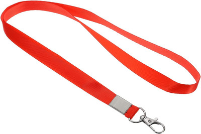 NSSP 1 inch Lanyards with Badge Clip (Pack of 50) Lanyard(Red)
