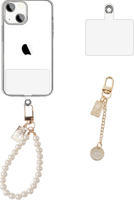 Kickzu Universal mobile phone chain, pearl charms for mobile phone pendant Phone Charm(Multicolor)