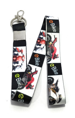 Key Era Electric Scooter EV E-Bike Id Tag Holder Fabric Lanyard(Multicolour)