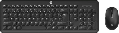 HP KM260 Keyboard Mouse Combo Wireless Standard Multi-device Keyboard Compatible with Laptop, Desktop(Black)
