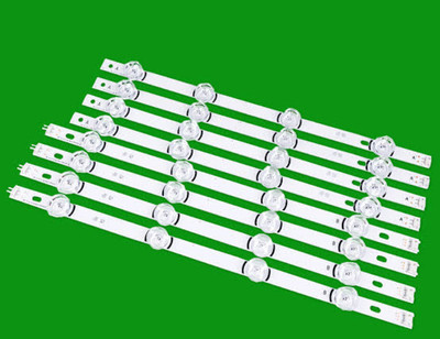 V A Antiques 8 Pcs LED TV Backlight Array Strips 4-LEDs for LG 42 inch Combo Set(White)