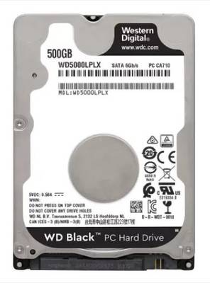 WD BLACK 500 GB Laptop Internal Hard Disk Drive (HDD) (BLACK)