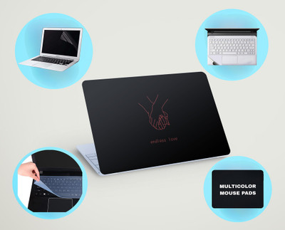 SDM 5IN1LAPTOPSKIN,SCREEN&KEYGAURD PROTECTOR,TRACKPAD,MOUSEPAD15.6INCH1001 Combo Set(Multicolor)