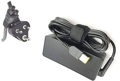 Regatech Leno diaPad U330 - 20V 3.25A Square Shape Pin Yellow Tip Laptop Charger 65 W Adapter(Power Cord Included)