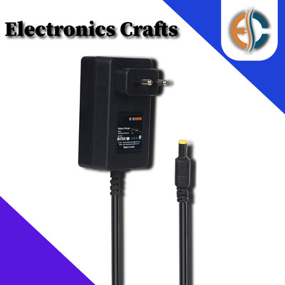 Electronics Crafts 12 volt 1 amp dc charger 15 W Adapter(Power Cord Included)