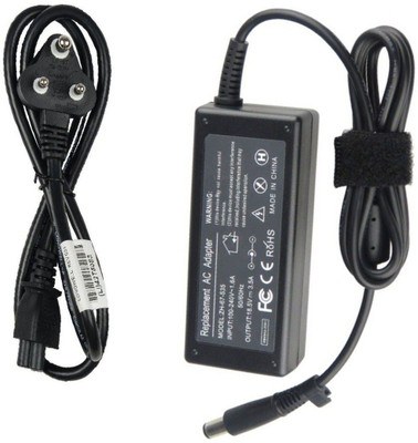 Laplogix 65W Big Pin 7.4MM X 5.0MM Charger For HP Elitebook 8440P 65 W Adapter(Power Cord Included)