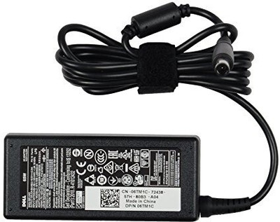 DELL Original 19.5V-3.34AMP 65W Laptop Adapter With 2 Power Cord 19.5 W Adapter(Power Cord Included)