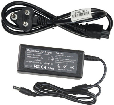 Laplogix 65W 19V 3.42A Pin Size 5.5MM X 2.5MM Laptop Charger For Asus X52F 65 W Adapter(Power Cord Included)