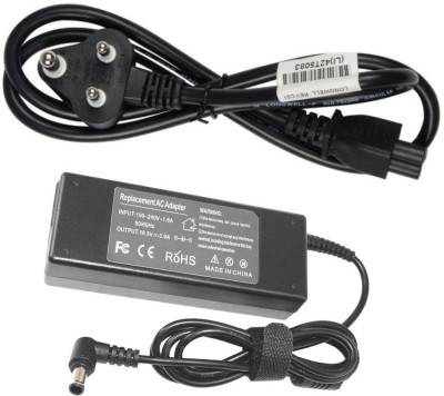Laplogix 75W 19.5V 3.9A Pin Size 6.5X4.4MM Charger Designed For Sony VAIO VGP-AC19V33 75 W Adapter(Power Cord Included)