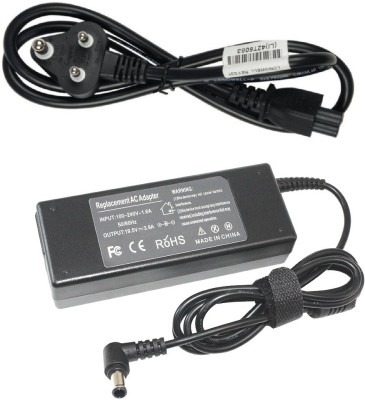 Laplogix 75W 19.5V 3.9A Pin Size 6.5X4.4MM Charger Designed For Sony VAIO VGP-AC19V62 75 W Adapter(Power Cord Included)